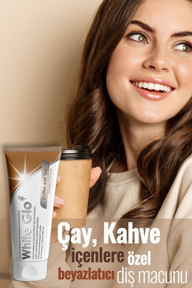 Çay Kahve Lekelerine Karşı Ekstra Beyazlatıcı Diş Macunu 150 g Set Diş Fırçası & Kürdan Dahil