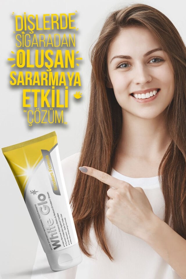 Sigara Lekelerine Karşı Ekstra Beyazlatıcı Diş Macunu 150 g Set Fırça & Esnek Kürdan Dahil