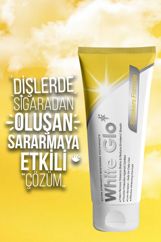 Sigara Lekelerine Karşı Ekstra Beyazlatıcı Diş Macunu 150 g Set Fırça & Esnek Kürdan Dahil