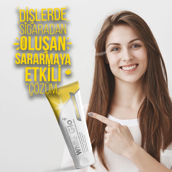 Sigara Lekelerine Karşı Ekstra Beyazlatıcı Diş Macunu 150 g Set Fırça & Esnek Kürdan Dahil