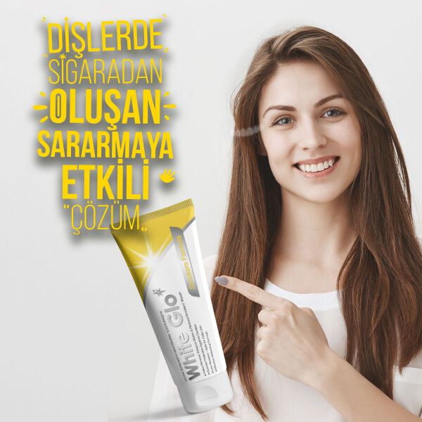 Sigara Lekelerine Karşı Ekstra Beyazlatıcı Diş Macunu 150 g Set Fırça & Esnek Kürdan Dahil