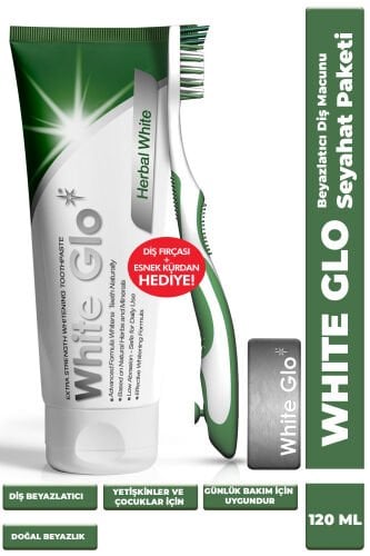 White Glo Bitkisel Beyazlatıcı Diş Macunu - 150g