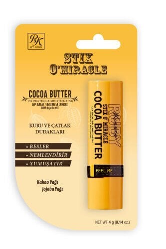 Stix O'Miracle  Yoğun Nemlendirici ve Onarıcı Dudak Bakımı Kakao Yağı Özlü 4.5 G