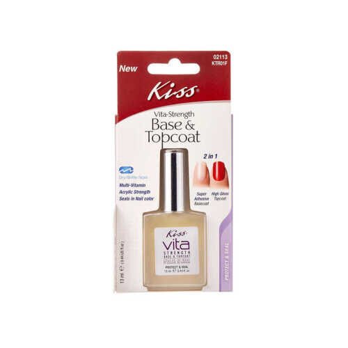 Kiss Tırnak Güçlendirici Cila | Vitaminli Koruyucu Baz & Üst Cila