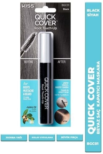 Beyaz Saç Kapatıcısı - Maskara - Siyah - 7g