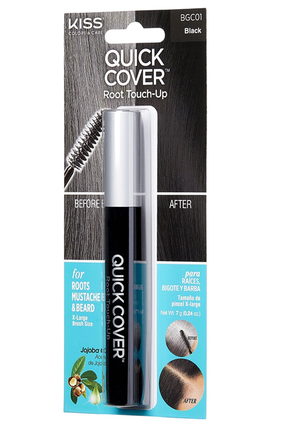 Ouick Cover Beyaz Saç Kapatıcısı Maskara Siyah 7g