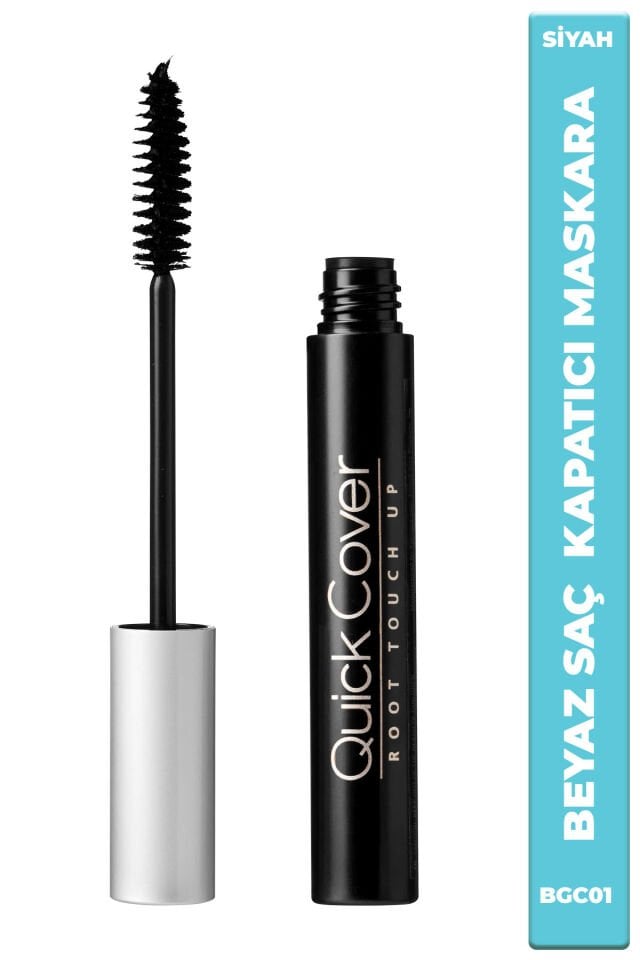 Ouick Cover Beyaz Saç Kapatıcısı Maskara Siyah 7g