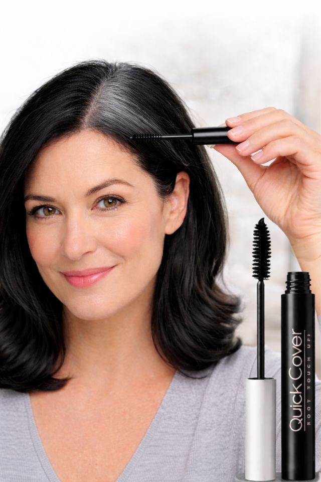 Ouick Cover Beyaz Saç Kapatıcısı Maskara Siyah 7g