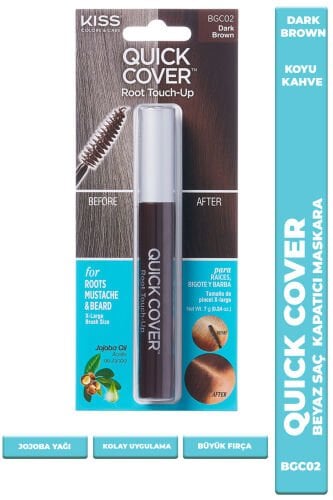 Beyaz Saç Kapatıcısı - Maskara - Kahverengi - 7g