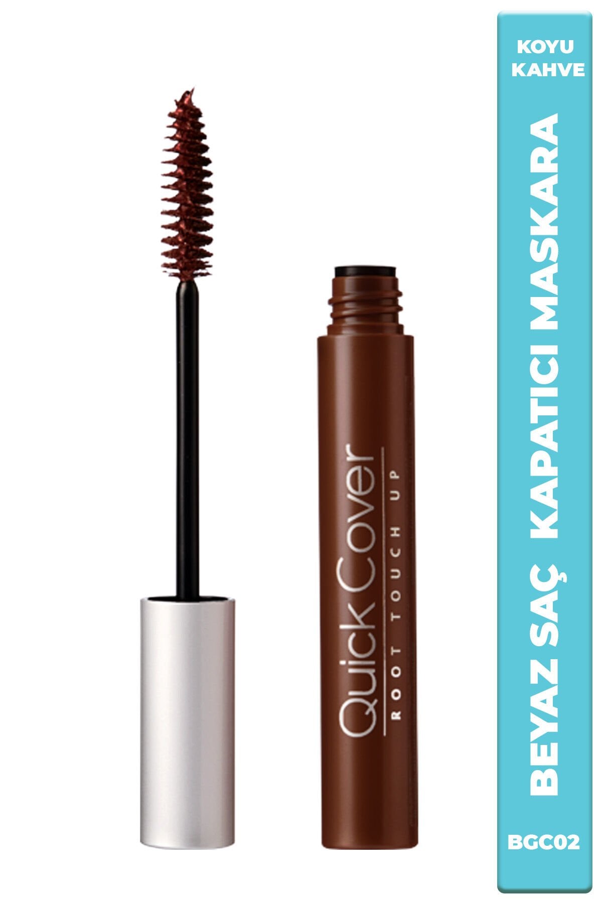 Ouick Cover Beyaz Saç Kapatıcısı Maskara  Kahverengi 7g