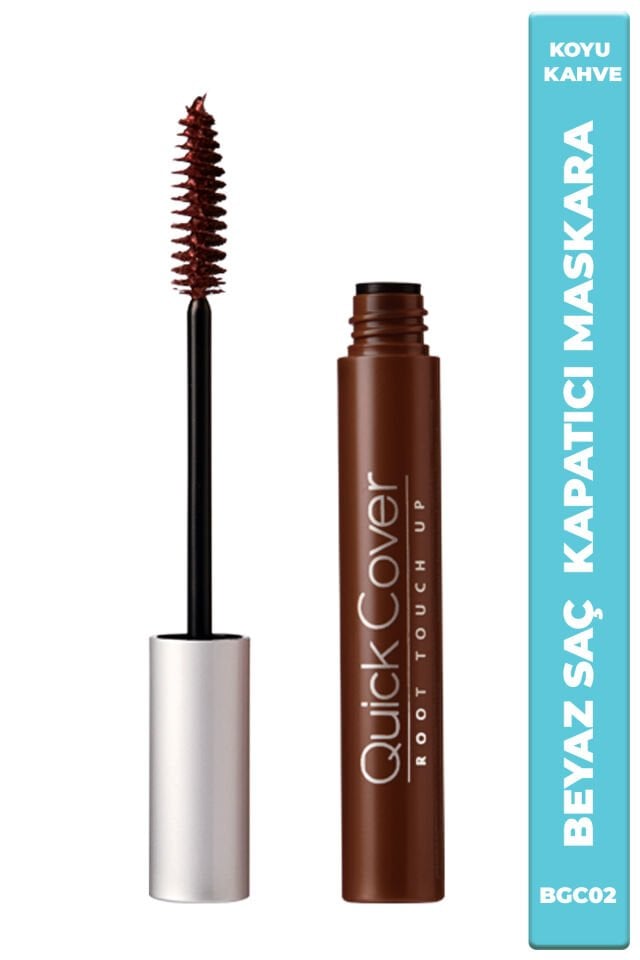 Ouick Cover Beyaz Saç Kapatıcısı Maskara  Kahverengi 7g
