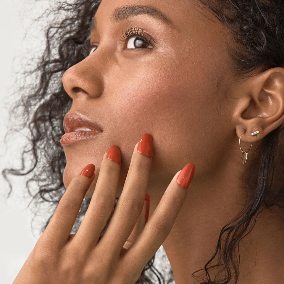 Kendinden Yapışkanlı Takma Tırnak Uzun Kırmızı