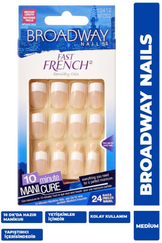 Broadway Takma Tırnak Uzun French