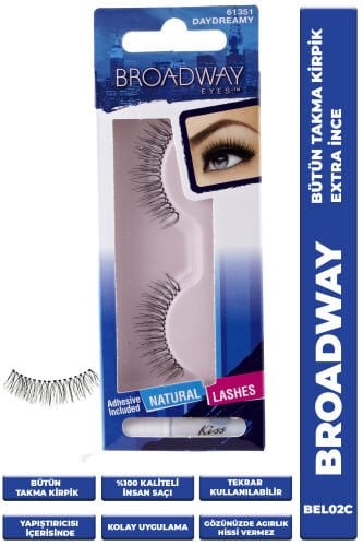 Broadway Bütün Takma Kirpik Extra İnce