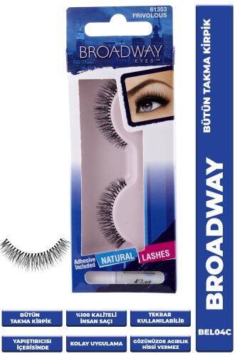 Broadway Bütün Takma Kirpik Doğal