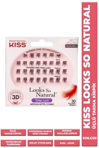 Kiss Tekli Takma Kirpik Kısa Ve Uzun