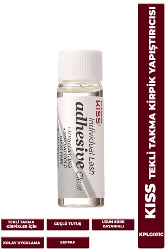 Kiss Tekli Takma Kirpik Yapıştırıcısı 6 g Şeffaf