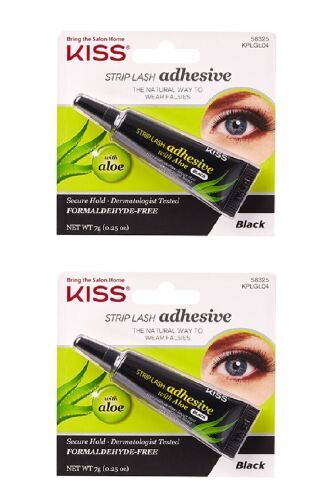 Kiss Bütün Takma Kirpik Yapıştırıcısı Avantajlı Paket X 2 adet Siyah