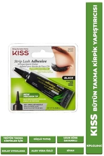 Kiss Bütün Takma Kirpik Yapıştırıcısı Siyah | Güçlü ve Kalıcı Tutuculuk