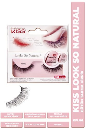 Kiss Bütün Takma Kirpik Tekrar Kullanılılabilir Yoğun
