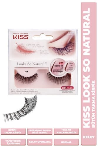 Kiss Bütün Takma Kirpik Tekrar Kullanılılabilir Yoğun