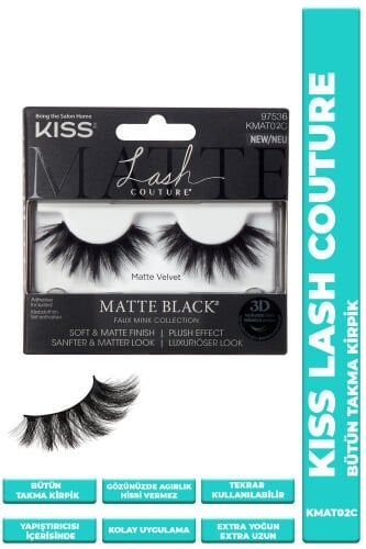 Kiss Bütün Takma Kirpik Extra Uzun Mat Yumuşak