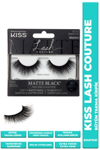 Kiss Bütün Takma Kirpik Extra Uzun Mat Yumuşak