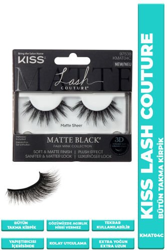 Kiss Bütün Takma Kirpik Extra Uzun Mat Yumuşak