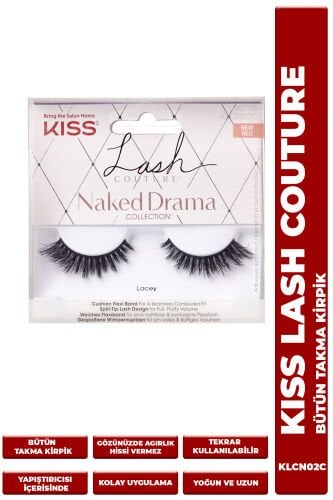 Kiss Extra Uzun ve Yoğun Şerit Takma Kirpik - Dramatik Hacim