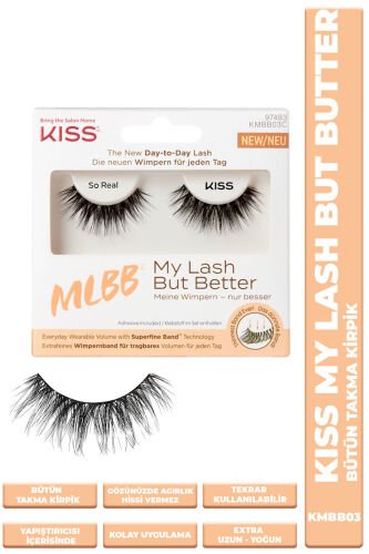 Kiss Bütün Takma Kirpik Extra Uzun Yoğun