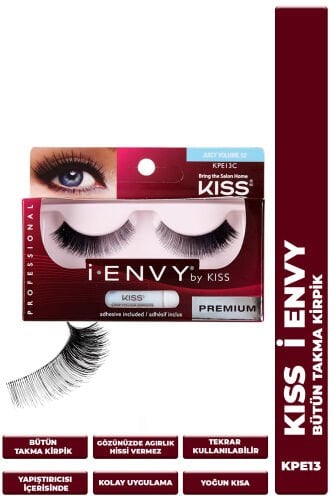 Kiss Bütün Doğal Takma Kirpik %100 İnsan Saçı Yoğun
