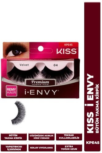 Kiss Bütün Doğal Takma Kirpik %100 İnsan Saçı Extra Uzun Extra Yoğun