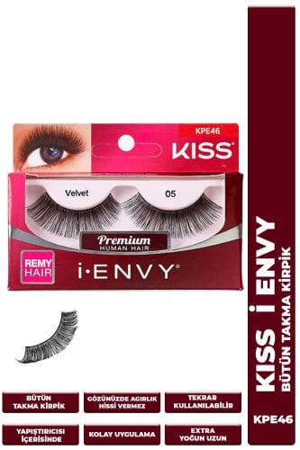 Kiss Bütün Doğal Takma Kirpik %100 İnsan Saçı Extra Uzun Extra Yoğun