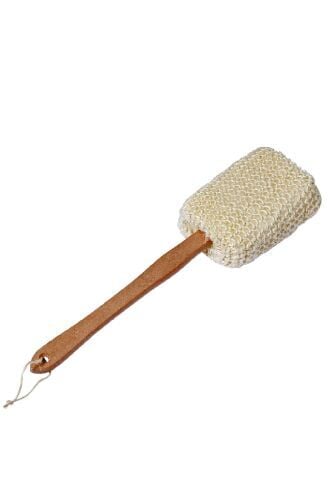 Ny.Beauty Sisal Doğal Banyo Lifi Ahşap Saplı Kese