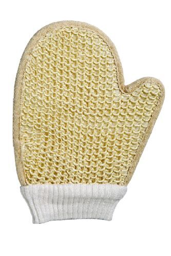 Ny.Beauty Sisal Doğal Banyo Lifi Lastikli Eldiven Kese