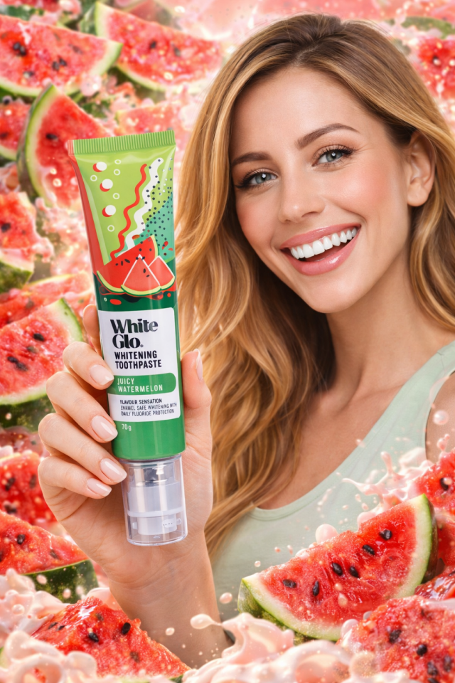 White Glo  Glutensiz Vegan Diş Macunu Karpuz Aromalı 70 G