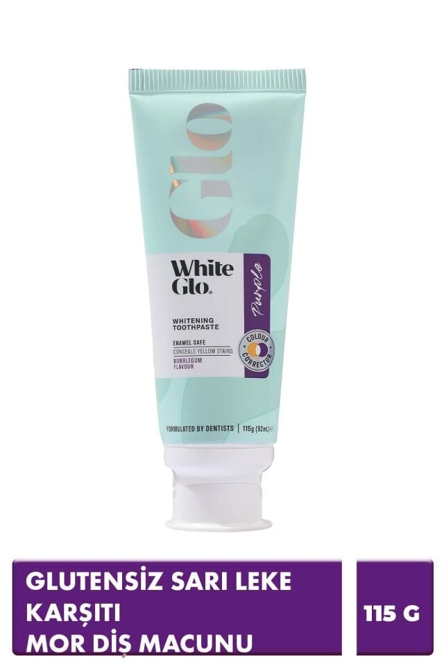 Glutensiz Sarı Leke Karşıtı Mor Diş Macunu 115 GR