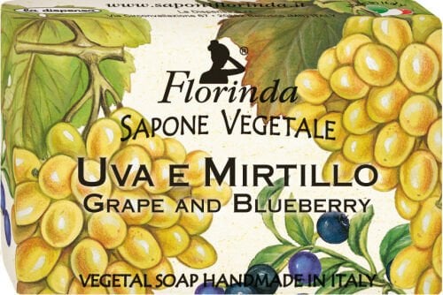 Bitkisel El Ve Vücut Sabunu Üzüm ve Yaban Mersini Aromalı 50 G