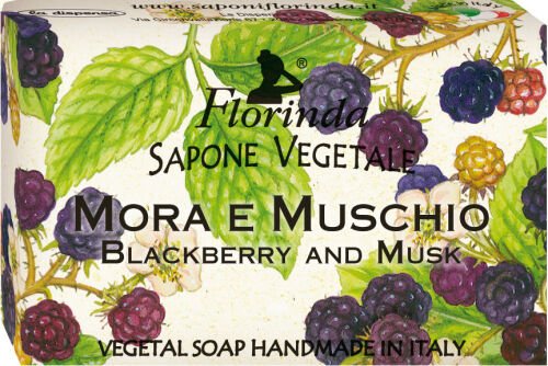 Bitkisel El Ve Vücut Sabunu  Böğürtlen Ve Misk Aromalı 50 G