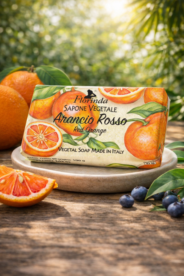 Bitkisel El Ve Vücut Sabunu Kan Portakalı Aromalı 100 G