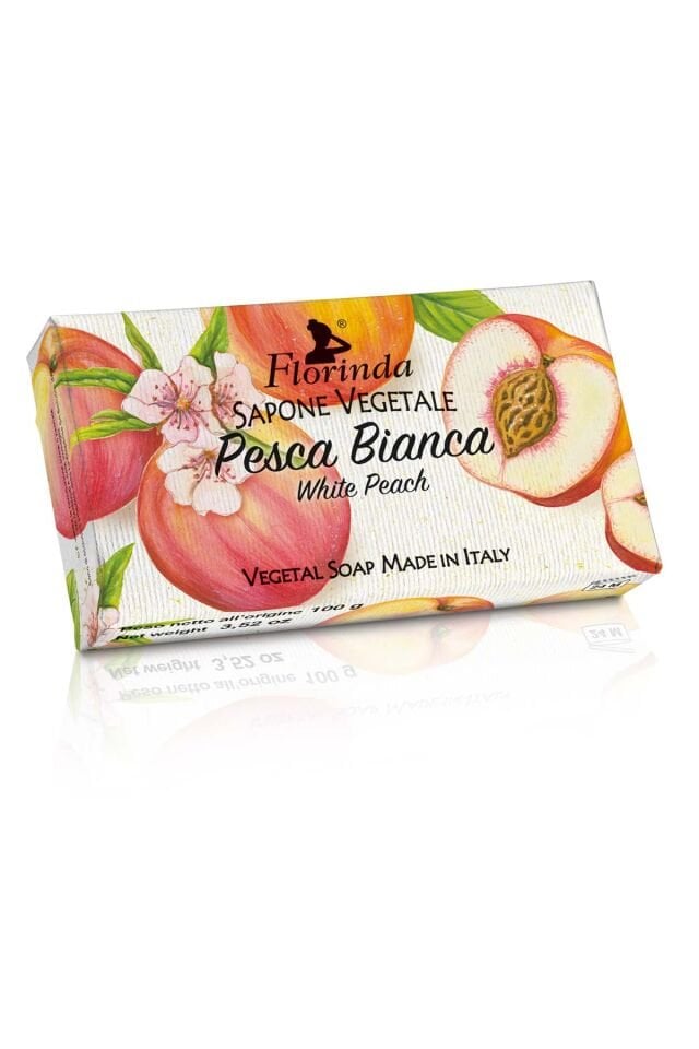 Bitkisel El Ve Vücut Sabunu Beyaz Şeftali Aromalı 100 G